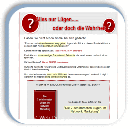 "Die 7 schlimmsten L&uuml;gen im
Network Marketing"